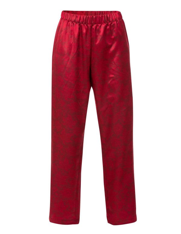 60236 B Trofe pyjamas rød satin