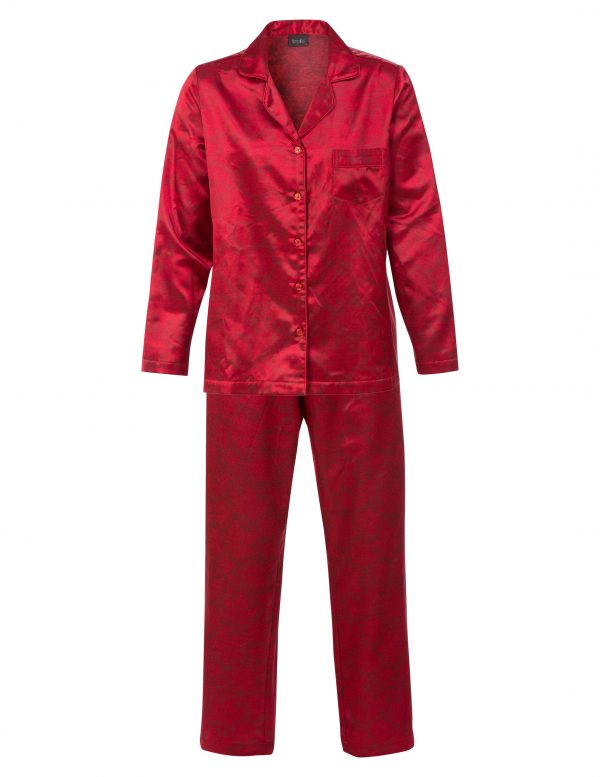60236 H Trofe pyjamas rød satin