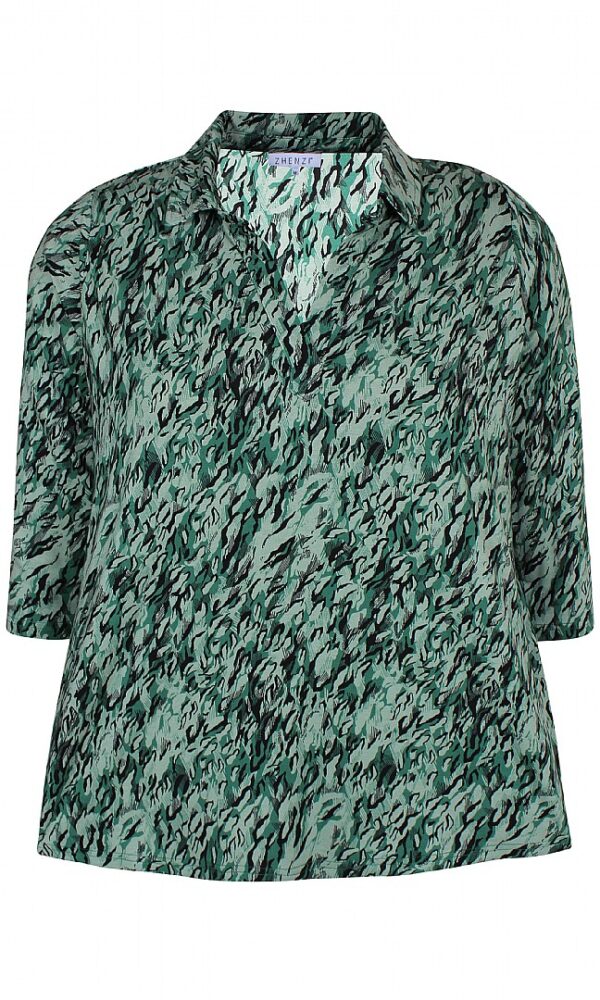 2409734 Zhezni bluse grøn