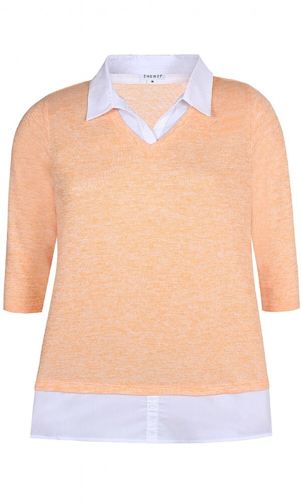 2712438 Emerie skjorte Zhenzi orange
