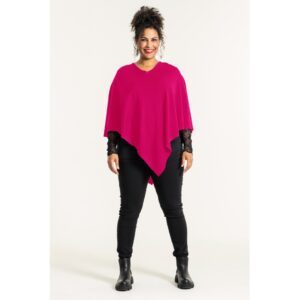 SG142 p Helsinki ponncho pink Sandgaard
