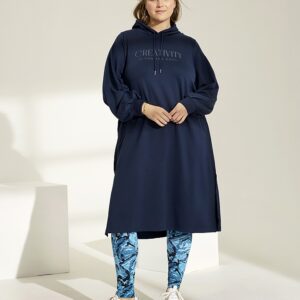 200378 Mya dress navy Zhenzi