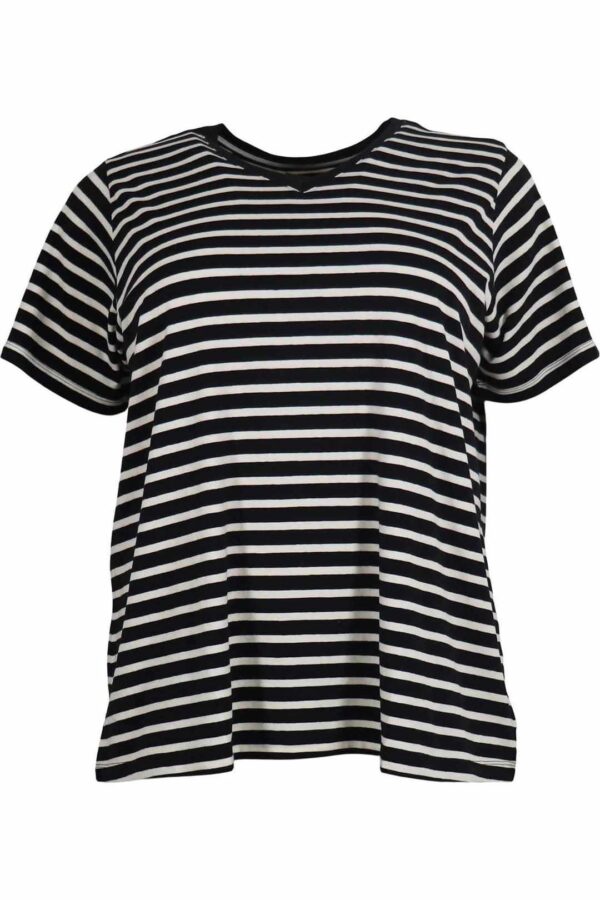 Rondanette T-shirt sort hvid Cassiopeia
