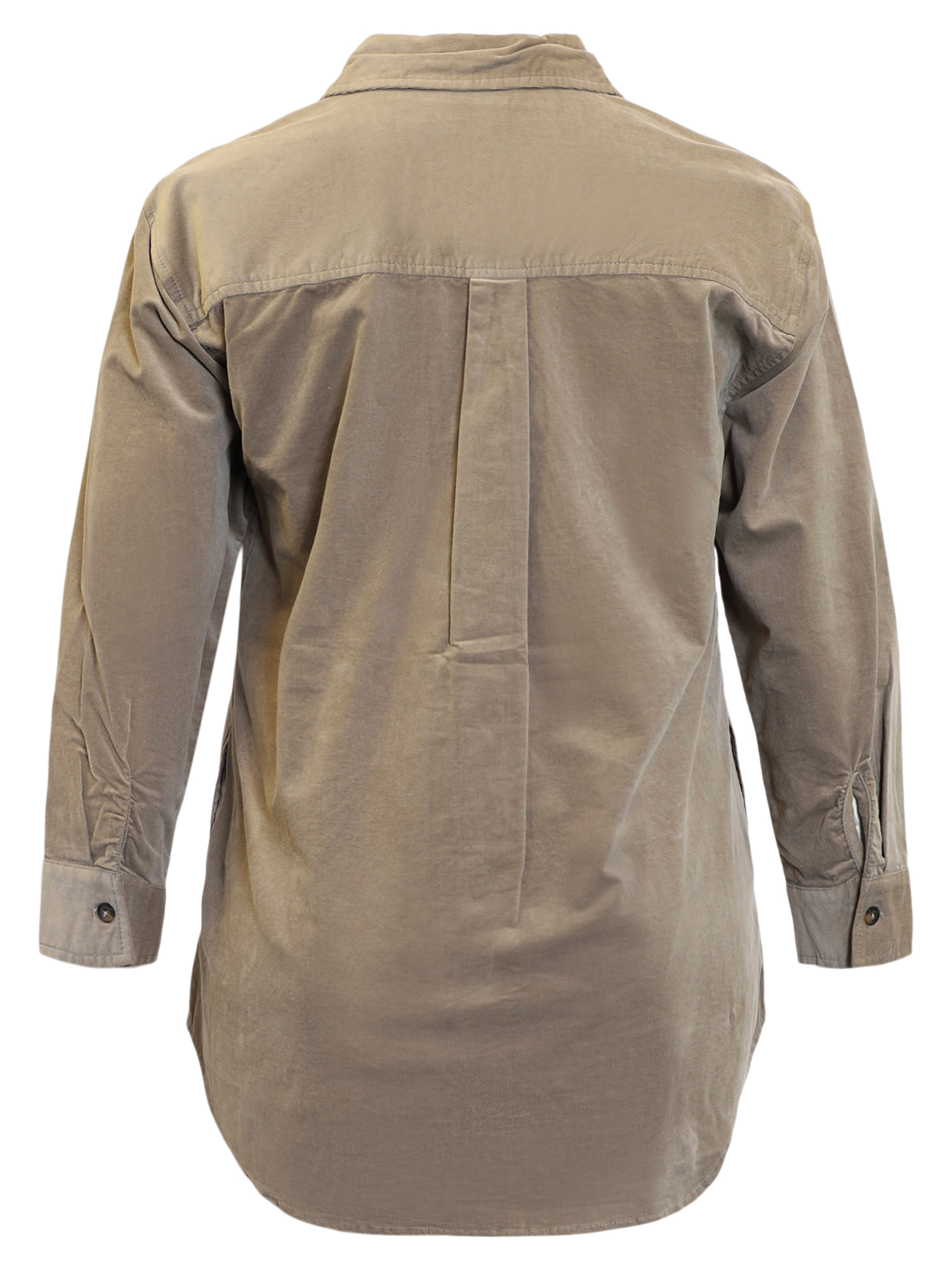 219405 fløjls skjorte vintage khaki ciso