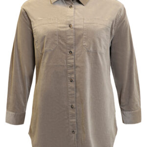 219405 fløjls skjorte vintage khaki ciso