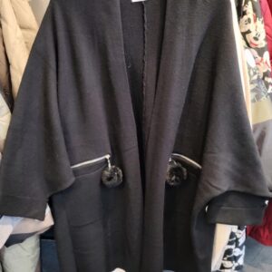 A-8032 cardigan jakke black JanneK