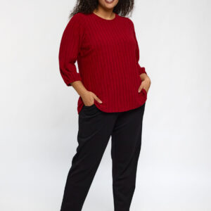 S256849 - Red - Ilana strik bluse Studio