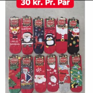 3 par julestrømper vanting