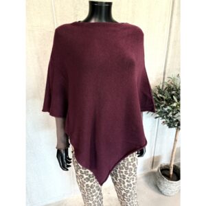 715 bordeaux poncho Vanting