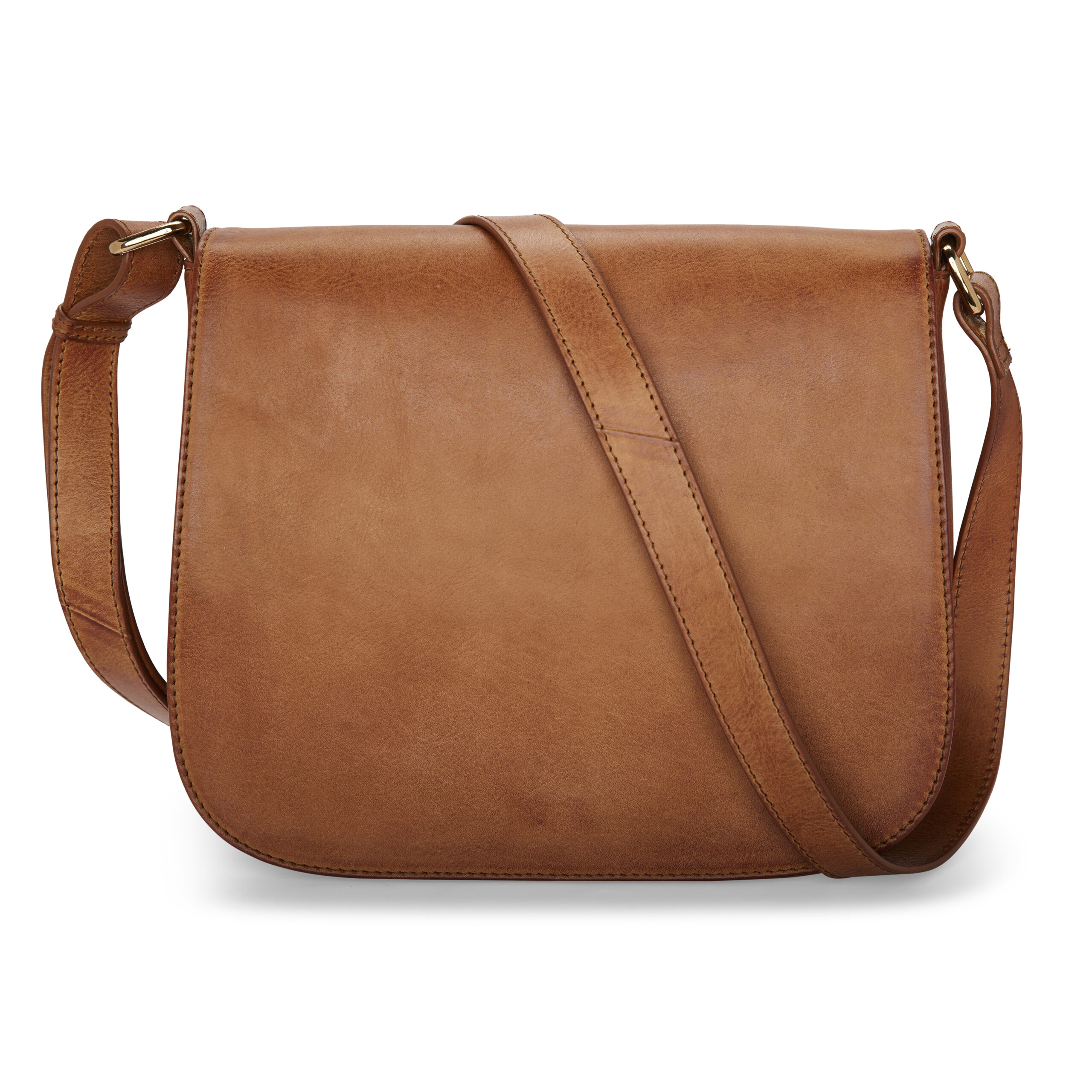 338-11 f Stor jagt taske Cognac Pianta