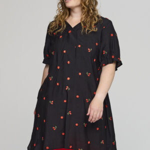 S263840 - Black with red berry - Extra 4 Elma tunika Studio