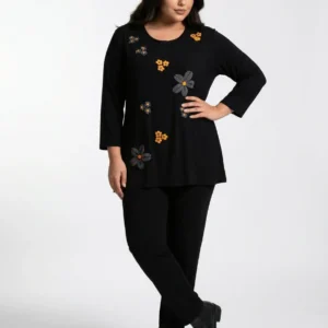 KJ1413Bun grey gold black1788006483.0412.jpg Bluse Angel Circle