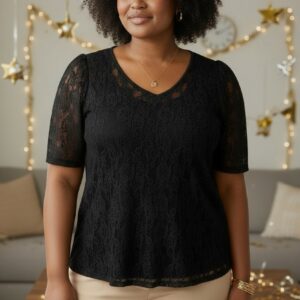 MELLANI Blouse - Black - AI Mellani bluse Cassiopeia